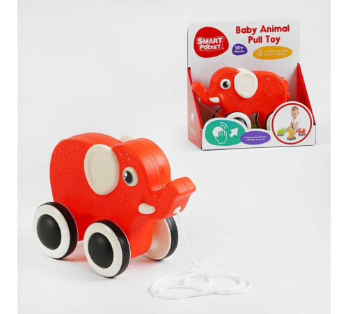 Каталка S-Y 017 (36) “Слоник”, колеса з пискавками, в коробці – в наличии! Купите сейчас у KAZKOVA