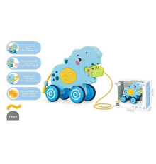 Каталка 63502 (36) “Бегемотик”, музика, звук, підсвічування, в коробці