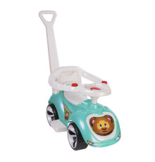 гр Машина "ЛАПКА" 809 (1) "ORION" колір бірюзовий, з батьківською ручкою і бампером