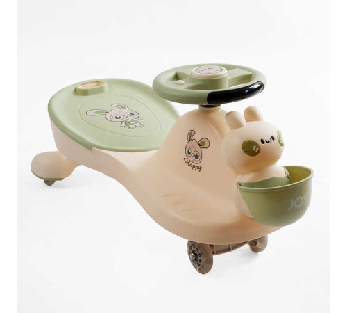 Каталка-толокар JOY LD-396-58 (1) колеса PU зі світлом, музика та світло, захисний бампер, батьківська ручка, в коробці