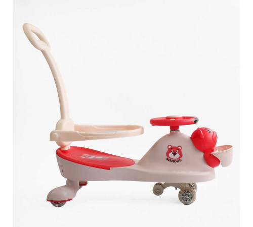 Каталка-толокар JOY SJ-774-48 (6) колеса PU зі світлом, музика та світло, захисний бампер, батьківська ручка, в коробці