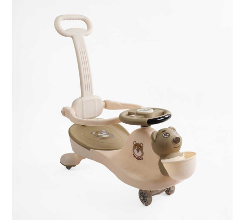 Каталка-толокар JOY SJ-849-26 (6) колеса PU зі світлом, музика та світло, захисний бампер, батьківська ручка, в коробці