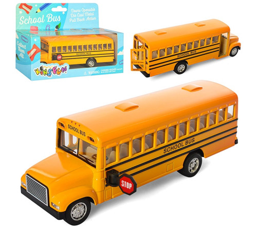Машина метал. School Bus