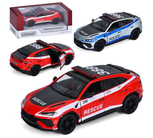 Машина метал. Lamborghini Urus Police