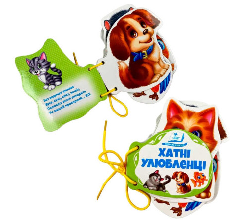 гр Хатні улюбленці 9786178638160 (10) "Пегас", 7 сторінок, картон, шнурівка