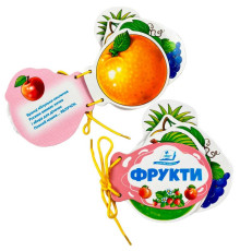 гр Фрукти 9786178638115 (10) "Пегас", 7 сторінок, картон, шнурівка