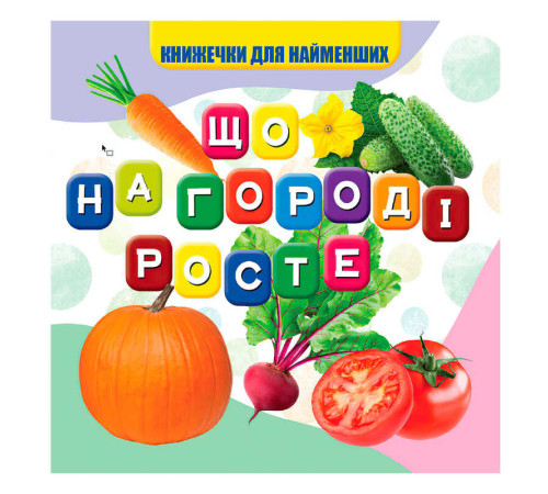 гр Моя перша книжка "Що росте на городі" (20) 9789669754462 "Jumbi"