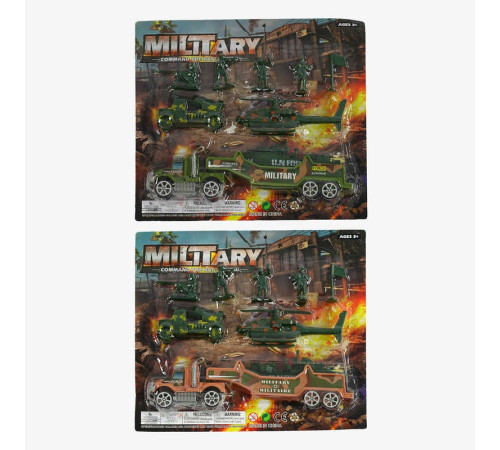 Комбат QL 114-40 C (144) 2 види, інерція, гвинтокрил, трейлер, флагман, машинка, солдатики, на листі