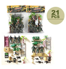 Набір солдатів JL 668-28 (192/2) 21 елемент, у пакеті