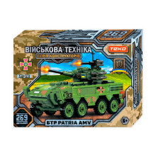 Конструктор "Військова техніка" 42903 (36) "Teko", 269 деталей, БТР PATRIA AMV, в коробці