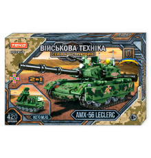 Конструктор “Військова техніка” 18529 (24) "Teko", 420 деталей, 2 в 1, танк + РСЗВ, в коробці