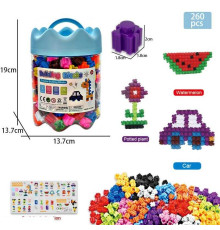 Конструктор 1693-1 (36) 260 деталей, в колбі