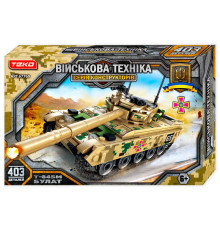 Конструктор "Військова техніка" 67769 (24) "Teko", 403 деталі, “Т-64БМ Булат”, в коробці