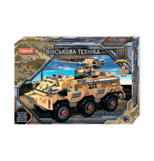 Конструктор "Військова техніка" 13209 (24) "Teko", 306 деталей, БТР-4 "Буцефал", в коробці
