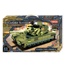 Конструктор “Військова техніка” 33508 (24) "Teko", 441 деталь, танк Challenger 2, в коробці