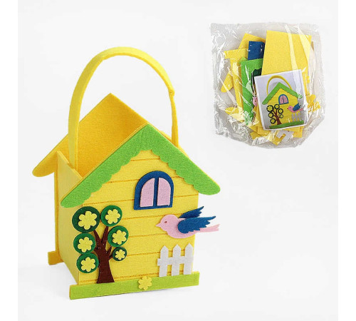 Аплікація з фетру С 22714 (300) деталі для сумочки, в пакеті