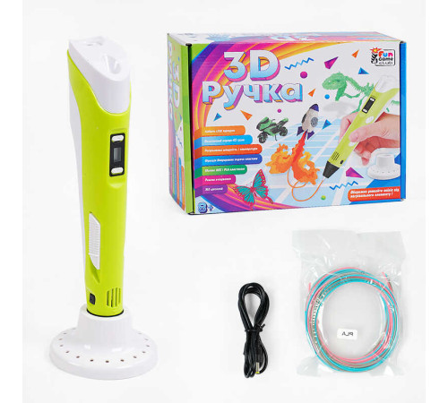 гр Ручка 3D 36182 (12/2) "4FUN Game Club", USB-кабель живлення, в коробці гр Ручка 3D 36182 (12/2) "4FUN Game Club", USB-кабель живлення, в коробці