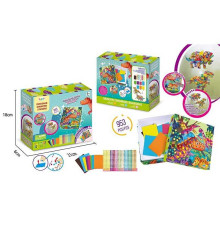 Набір для творчості 82232 (72) “Динозаври”, 2 прикраси на присосках, коробочка, стрази, фоамірін, в коробці