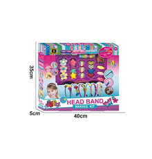 Створи прикрасу 7005 (36/2) обруч, прикраси, блискітки, клей, скотч, в коробці