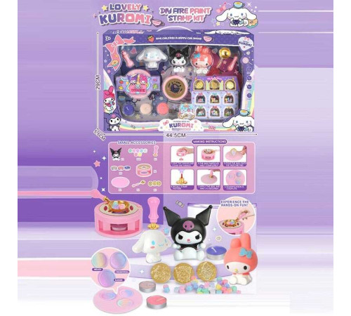 Набір для творчості U 12 (48) віск, печатки, свічки, інструменти, 3 фігурки героїв, в коробці