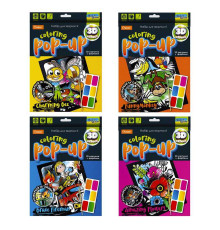 гр Набір для творчості "3Д картинка з фарбами" НТ-12 (12) "Апельсин", ВИДАЄТЬСЯ МІКС ВИДІВ