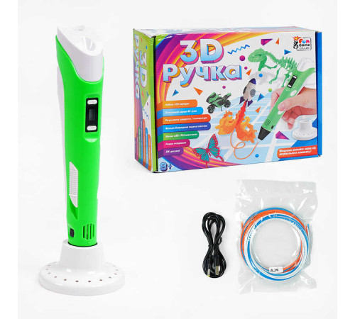 гр Ручка 3D 57126 (12/2) "4FUN Game Club", USB-кабель живлення, в коробці