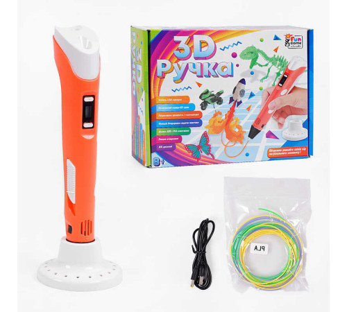 гр Ручка 3D 53184 (12/2) "4FUN Game Club", USB-кабель живлення, в коробці гр Ручка 3D 53184 (12/2) "4FUN Game Club", USB-кабель живлення, в коробці