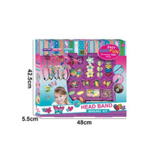 Створи прикрасу 7006 (24/2) обруч, прикраси, блискітки, клей, скотч, в коробці