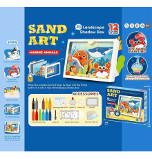 Малюй піском QS 071 (48) 12 кольорів, в коробці