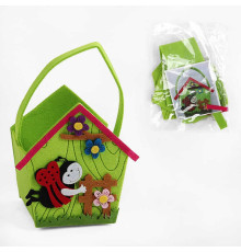 Аплікація з фетру С 22716 (300) деталі для сумочки, в пакеті