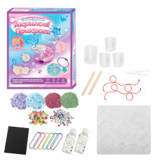 Акрилові прикраси 41029 / 68656 (96) "WToys", 2 види, епоксидний клей, активатор, силіконовий молд, прикраси, ланцюжки, в коробці