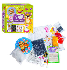 гр Набір для творчості "Я люблю тваринок" 10100650У (17) "Ранок"