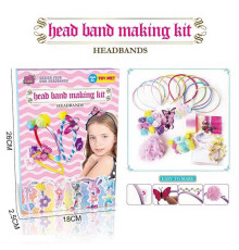 Набір для створення прикрас JX 20437-4 A (108/2) 10 обручів, метелики, прикраси, в коробці