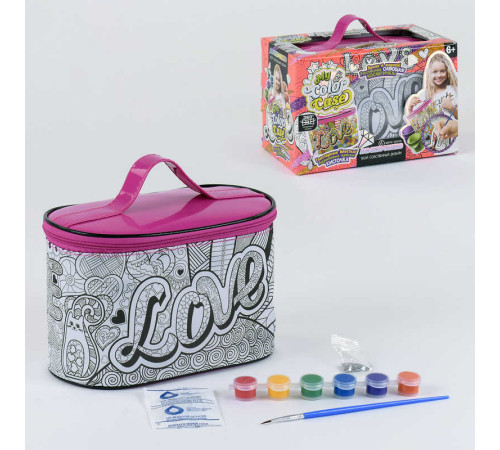 гр Косметичка-розмальовка "My Color Case" косметичка-розмальовка СОС-01-01,02,03,04,05,06 U (5) "Danko Toys" гр Косметичка-розмальовка "My Color Case" косметичка-розмальовка СОС-01-01,02,03,04,05,06 U (5) "Danko Toys"