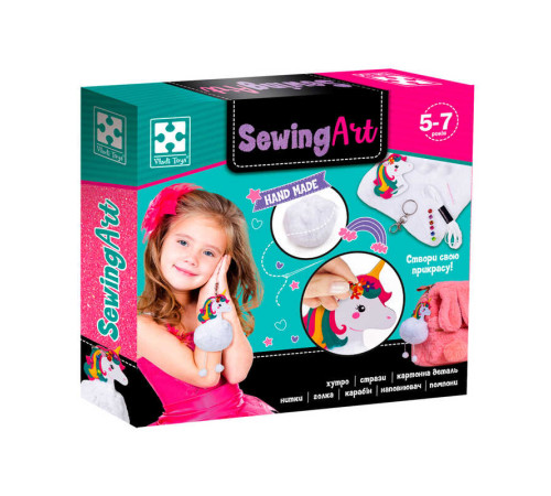 гр Набір для творчості "Sewing Art. Unicorn VT4205-06 /укр/ (10) "Vladi Toys" – в наличии! Купите сейчас у KAZKOVA
