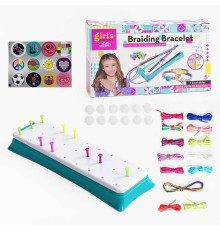 Набір для створення прикрас MBK 291 Y (54) станок, нитки, фурнітура, наліпки, інструкція, в коробці