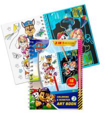 гр Набір для творчості 2в1. Розмальовки та гравюри "Грайся весь день" 200533 (1) "DoDo"