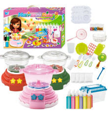 Набір для творчості "Магічний гель" 44804 (16) "WToys", аквагель, мультиварка, звук, підсвічування, форми, 12 гелів, кухонне приладдя, в коробці