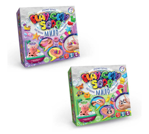гр Набір творчості "Пластилінове мило PLAY CLAY SOAP" PCS-01-01U,02U УКР. (6) "Danko Toys" гр Набір творчості "Пластилінове мило PLAY CLAY SOAP" PCS-01-01U,02U УКР. (6) "Danko Toys"