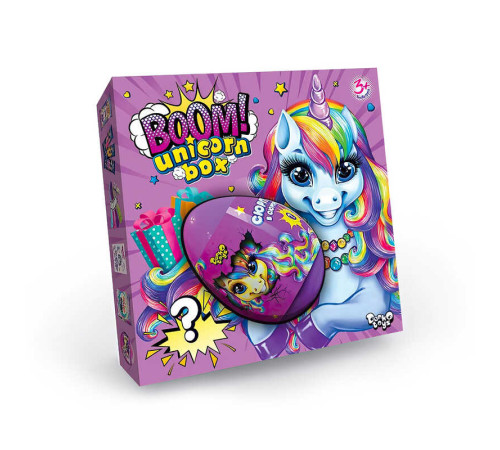 гр Яйце сюрприз "Поні" "BOOM! UNICORN BOX" BUB-01-01 U УКР. (6) "Danko Toys" гр Яйце сюрприз "Поні" "BOOM! UNICORN BOX" BUB-01-01 U УКР. (6) "Danko Toys"