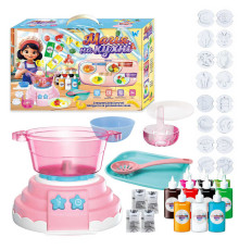 Набір для творчості "Магія на кухні" 47178 (12) "WToys", аквагель, мультиварка, звук, підсвічування, форми, 10 гелів, кухонне приладдя, в коробці