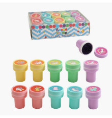 Набір печаток C 71054 (420) "Єдиноріг", розмір: 2.5х3 см, 10 штук в упаковці, в коробці