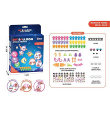 Запаска для гри T 322 (48) кульки, наліпки, оченята, аксесуари, в коробці