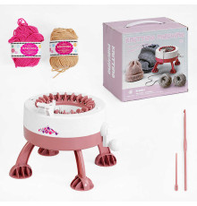 Набір для в'язання 689 B-1 (24/2) станок для в’язання, 2 мотки ниток, інструменти, в коробці