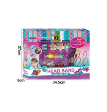 Створи прикрасу 7004 (48/2) обруч, прикраси, блискітки, клей, скотч, в коробці