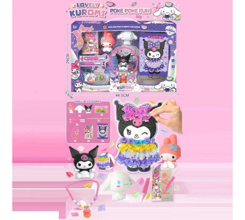 Набір для творчості U 11 (48) 3 фігурки героїв, прикраса, блокнот, 2 фломастери, в коробці