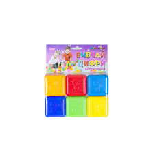 гр Кубики "Вивчай цифри" 6 куб. 0428 (24) "BAMSIC"