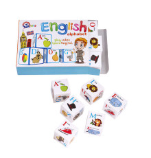 гр Кубики 12 шт. "Англійська абетка" 1325 (47) "Technok Toys"