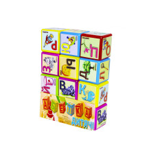 гр Кубики "Абетка" 12 шт 18231 велика (16) "M Toys", УКРАЇНСЬКА МОВА