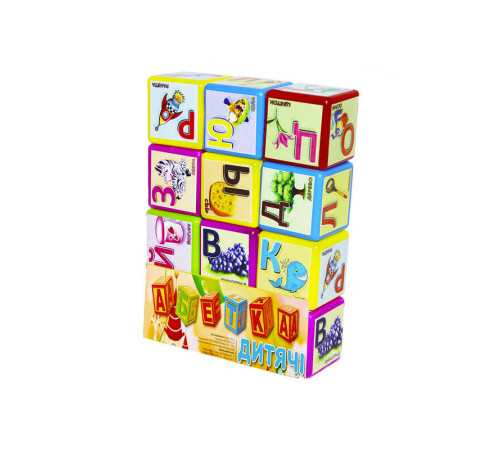 гр Кубики "Абетка" 12 шт 18231 велика (16) "M Toys", УКРАЇНСЬКА МОВА гр Кубики "Абетка" 12 шт 18231 велика (16) "M Toys", УКРАЇНСЬКА МОВА